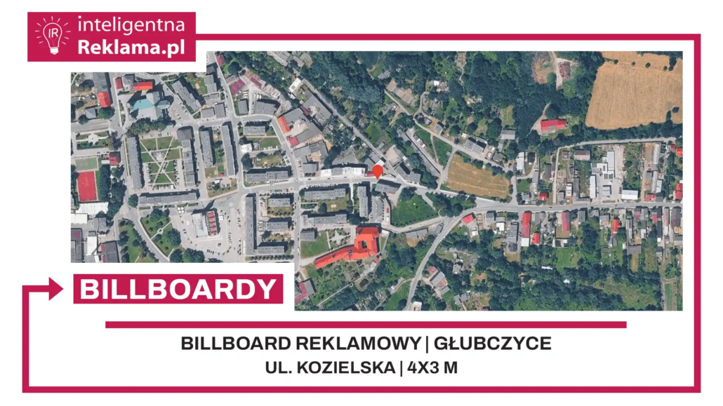 Lokalizacja reklamowa w Głubczyce przy ul. ul. Kozielska - powierzchnia 12 m²
