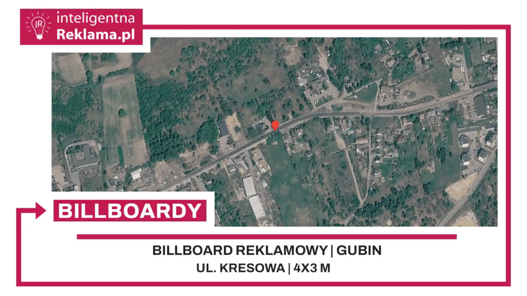 Lokalizacja reklamowa w Gubin przy ul. Kresowa - powierzchnia 12 m²