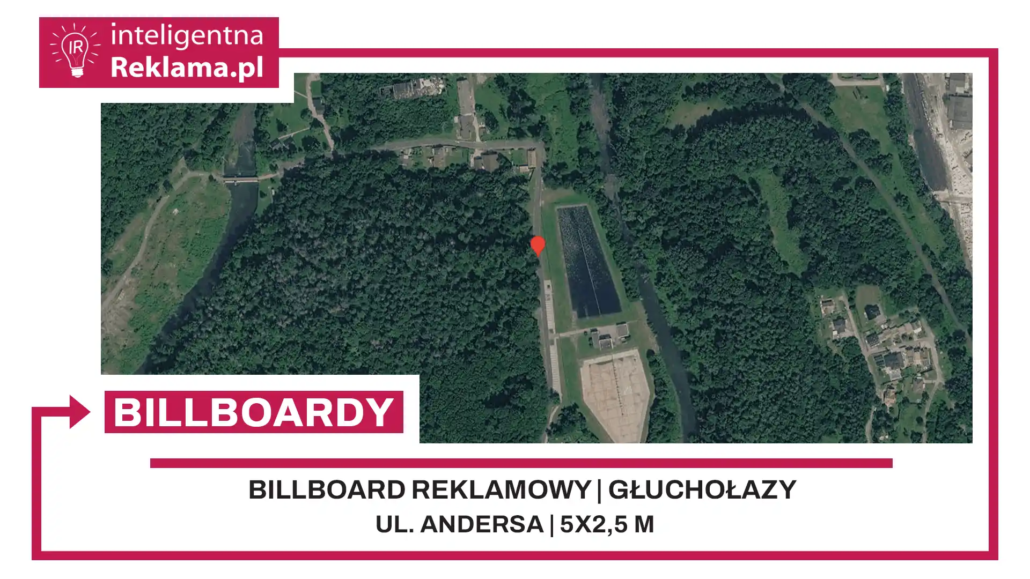 Lokalizacja reklamowa w Głuchołazy przy ul. Andersa - powierzchnia 12,5 m²