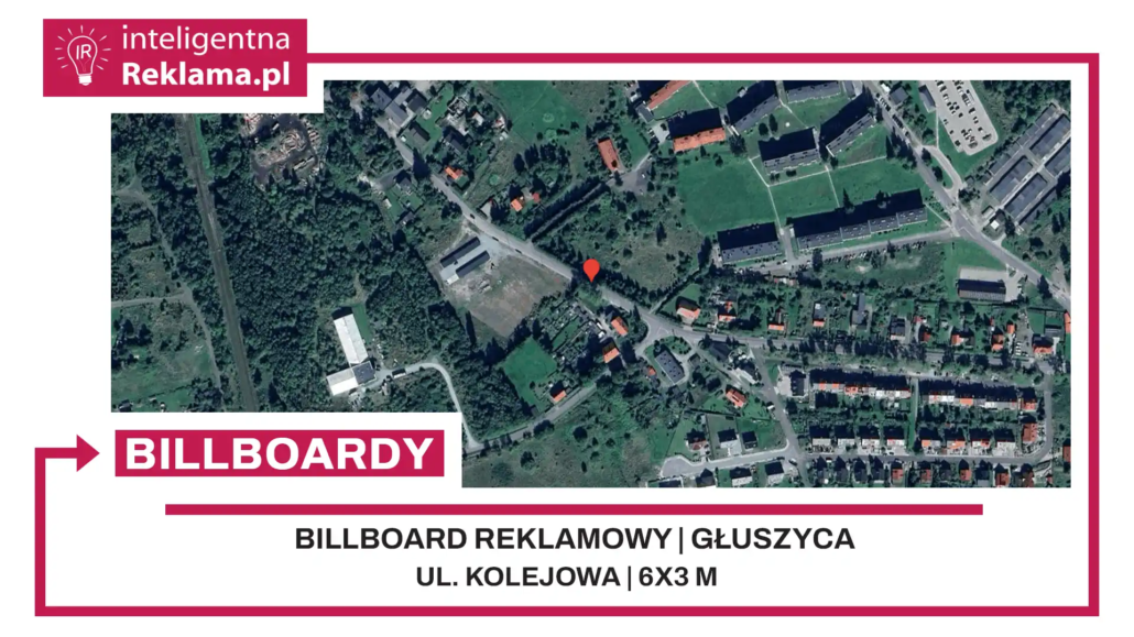 Lokalizacja reklamowa w Głuszyca przy ul. Kolejowa - powierzchnia 18 m²