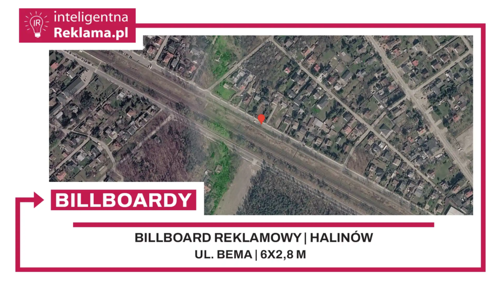 Lokalizacja reklamowa w Halinów przy ul. ul. Bema - powierzchnia 16,8 m²