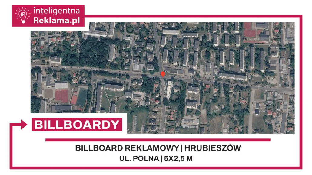 Lokalizacja reklamowa w Hrubieszów przy ul. Polna - powierzchnia 12,5 m²