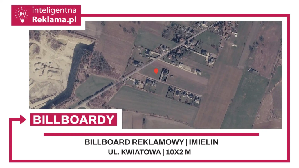 Lokalizacja reklamowa w Imielin przy ul. Kwiatowa - powierzchnia 20 m²