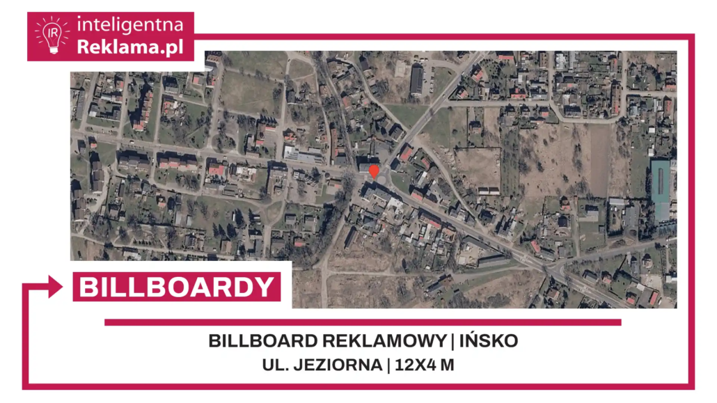Lokalizacja reklamowa w Ińsko przy ul. Jeziorna - powierzchnia 48 m²