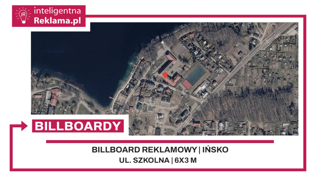 Lokalizacja reklamowa w Ińsko przy ul. Szkolna - powierzchnia 18 m²