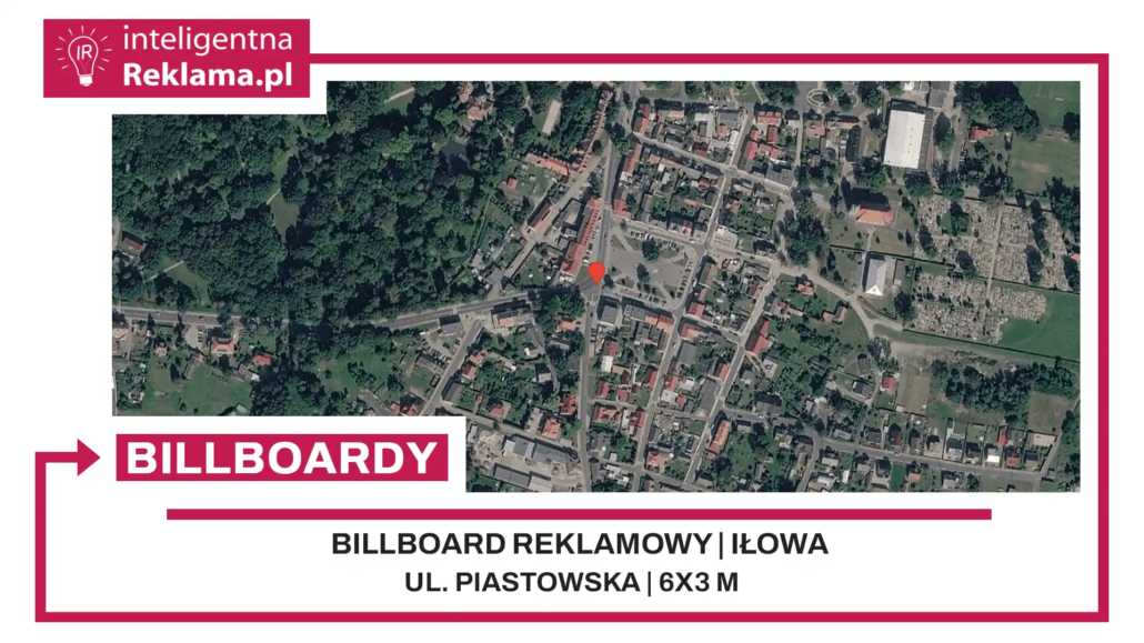 Lokalizacja reklamowa w Iłowa przy ul. Piastowska - powierzchnia 18 m²