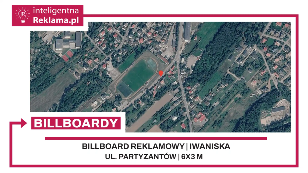 Lokalizacja reklamowa w Iwaniska przy ul. Partyzantów - powierzchnia 18 m²