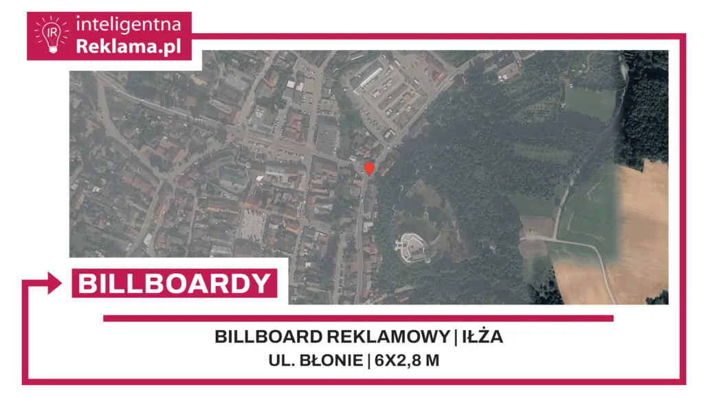 Lokalizacja reklamowa w Iłża przy ul. Błonie - powierzchnia 16,8 m²