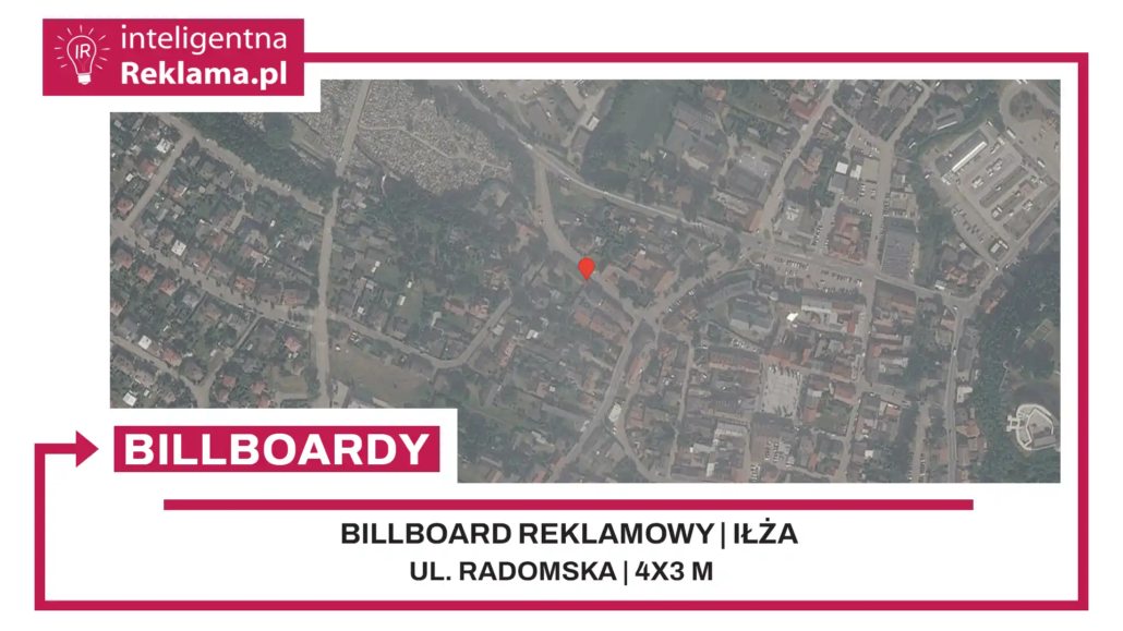 Lokalizacja reklamowa w Iłża przy ul. Radomska - powierzchnia 12 m²