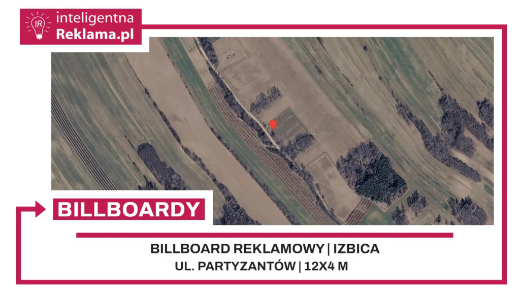 Lokalizacja reklamowa w Izbica przy ul. Partyzantów - powierzchnia 48 m²