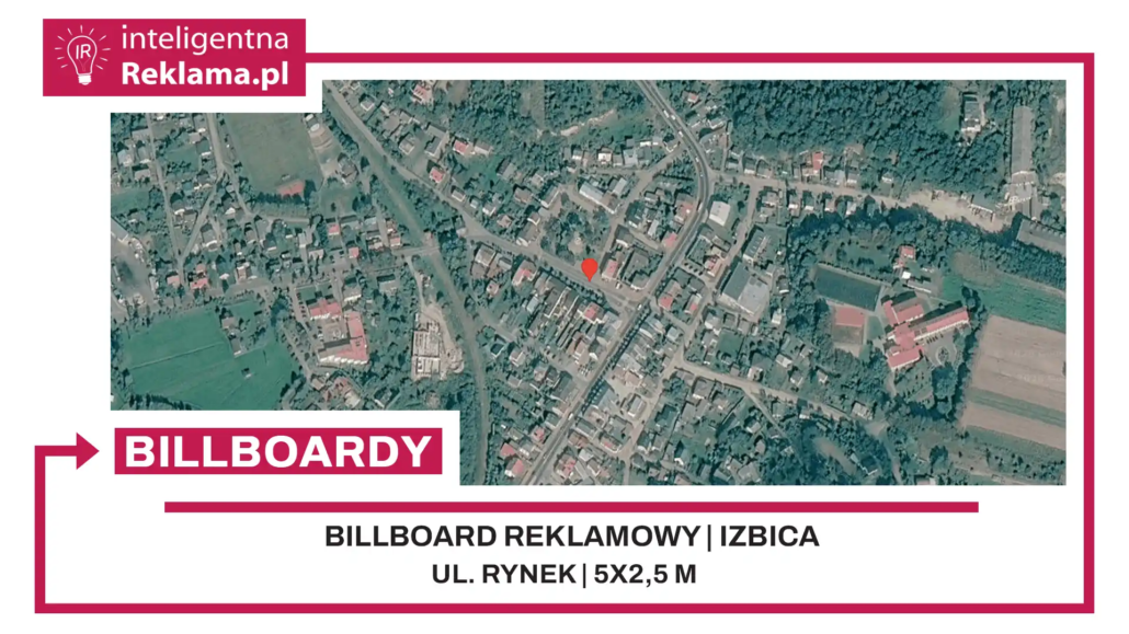Lokalizacja reklamowa w Izbica przy ul. ul. Rynek - powierzchnia 12,5 m²