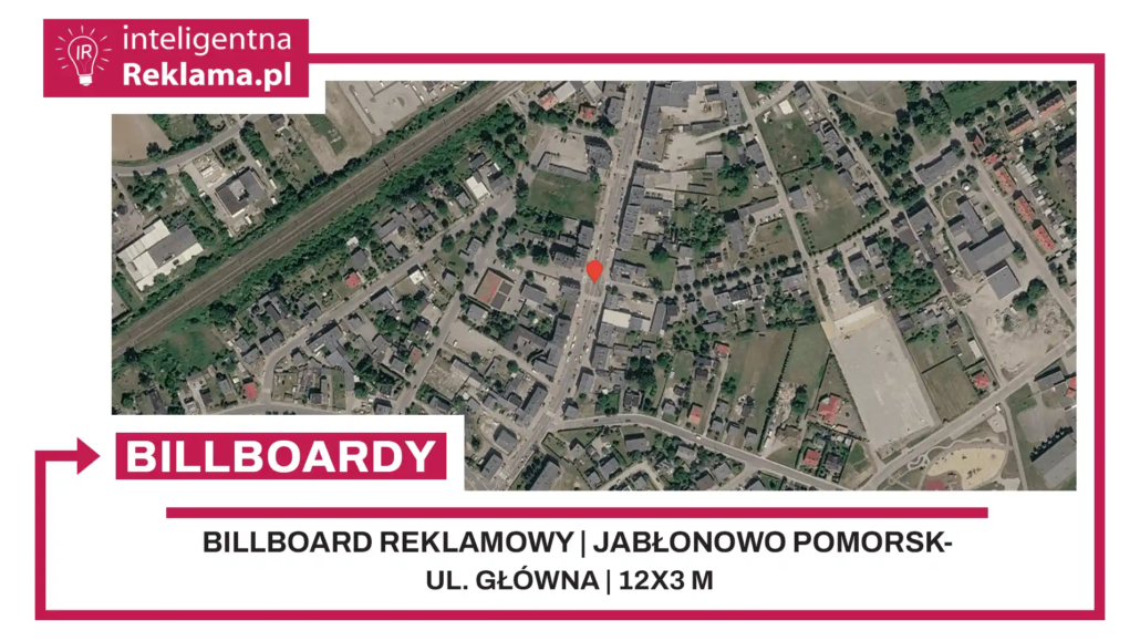 Lokalizacja reklamowa w Jabłonowo Pomorskie przy ul. ul. Główna - powierzchnia 36 m²