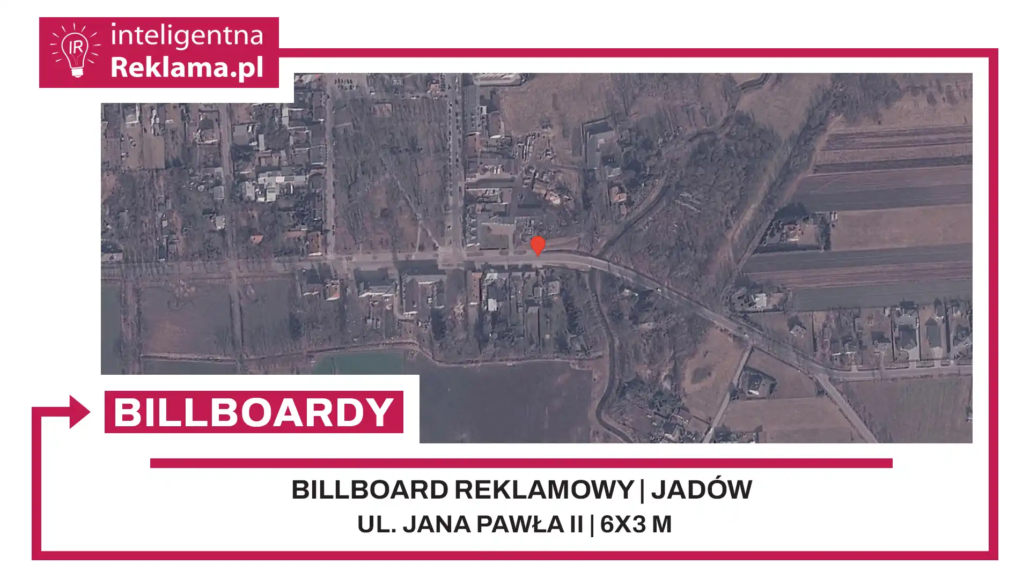Lokalizacja reklamowa w Jadów przy ul. ul. Jana Pawła II - powierzchnia 18 m²