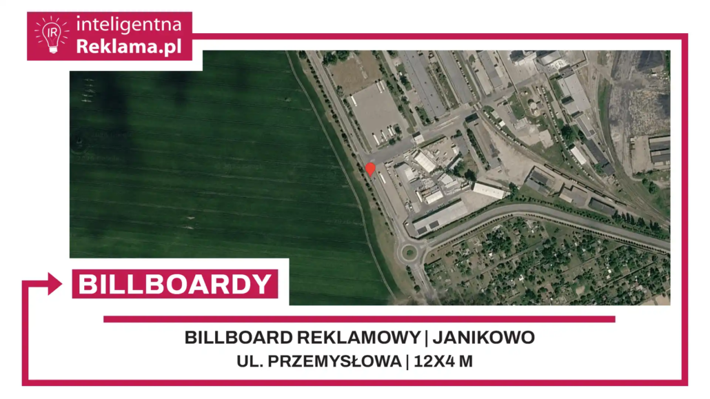 Lokalizacja reklamowa w Janikowo przy ul. Przemysłowa - powierzchnia 48 m²
