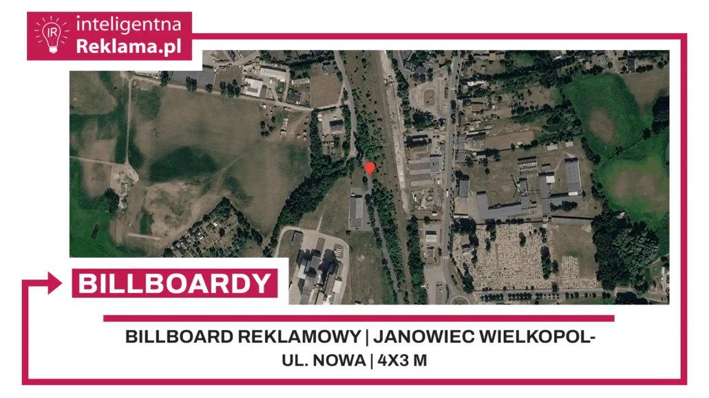 Lokalizacja reklamowa w Janowiec Wielkopolski przy ul. Nowa - powierzchnia 12 m²