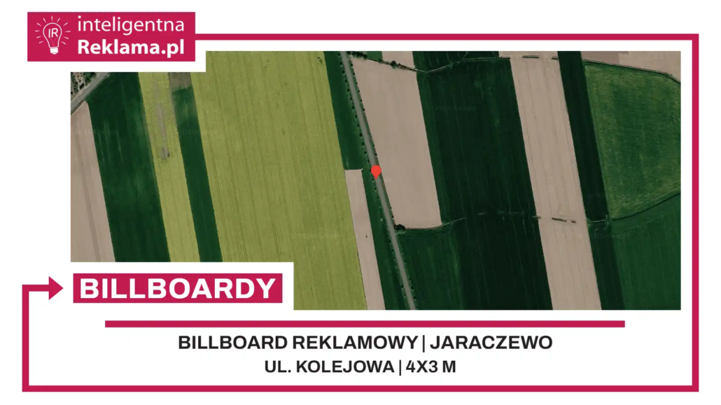 Lokalizacja reklamowa w Jaraczewo przy ul. ul. Kolejowa - powierzchnia 12 m²