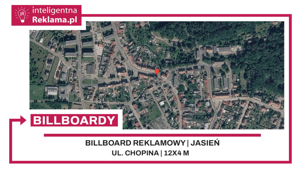 Lokalizacja reklamowa w Jasień przy ul. Chopina - powierzchnia 48 m²