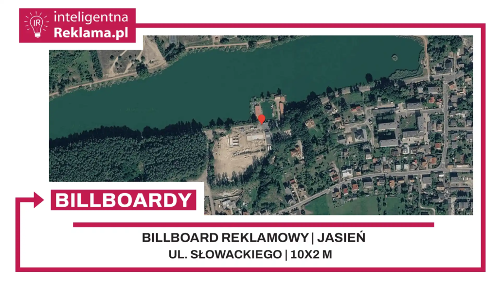 Lokalizacja reklamowa w Jasień przy ul. Słowackiego - powierzchnia 20 m²