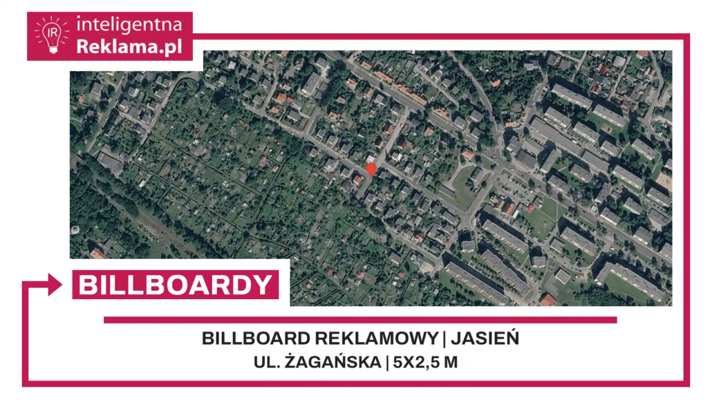 Lokalizacja reklamowa w Jasień przy ul. Żagańska - powierzchnia 12,5 m²