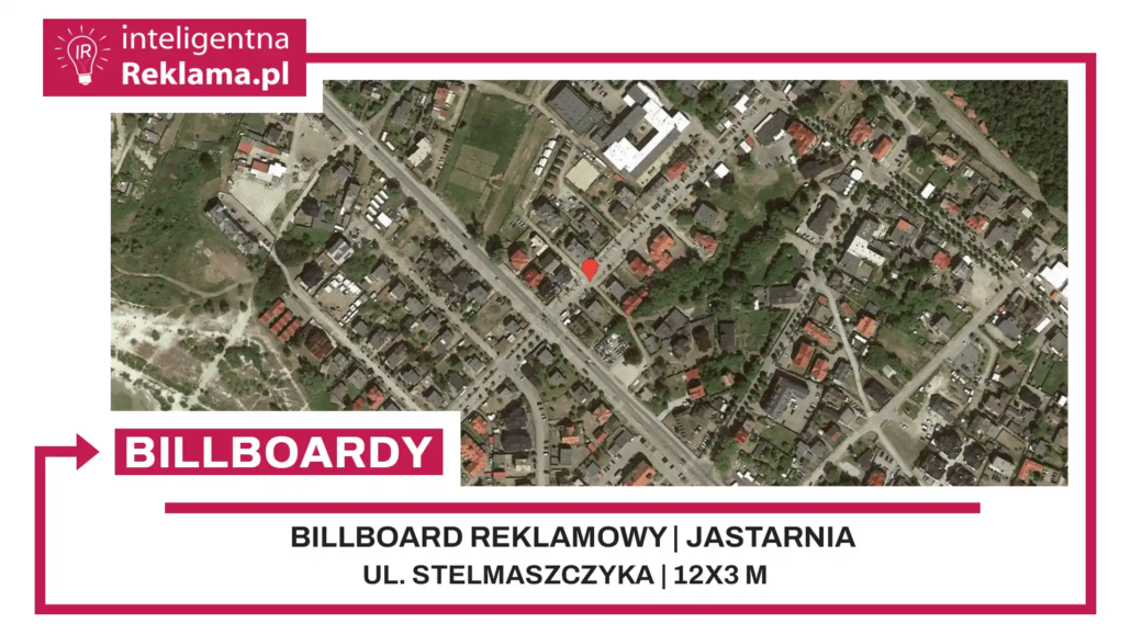 Lokalizacja reklamowa w Jastarnia przy ul. Stelmaszczyka - powierzchnia 36 m²