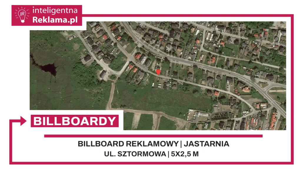 Lokalizacja reklamowa w Jastarnia przy ul. Sztormowa - powierzchnia 12,5 m²