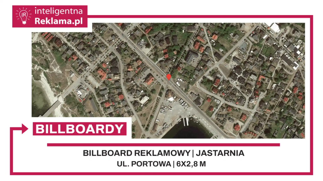 Lokalizacja reklamowa w Jastarnia przy ul. ul. Portowa - powierzchnia 16,8 m²