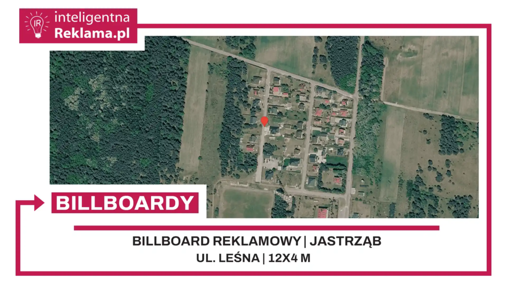 Lokalizacja reklamowa w Jastrząb przy ul. Leśna - powierzchnia 48 m²