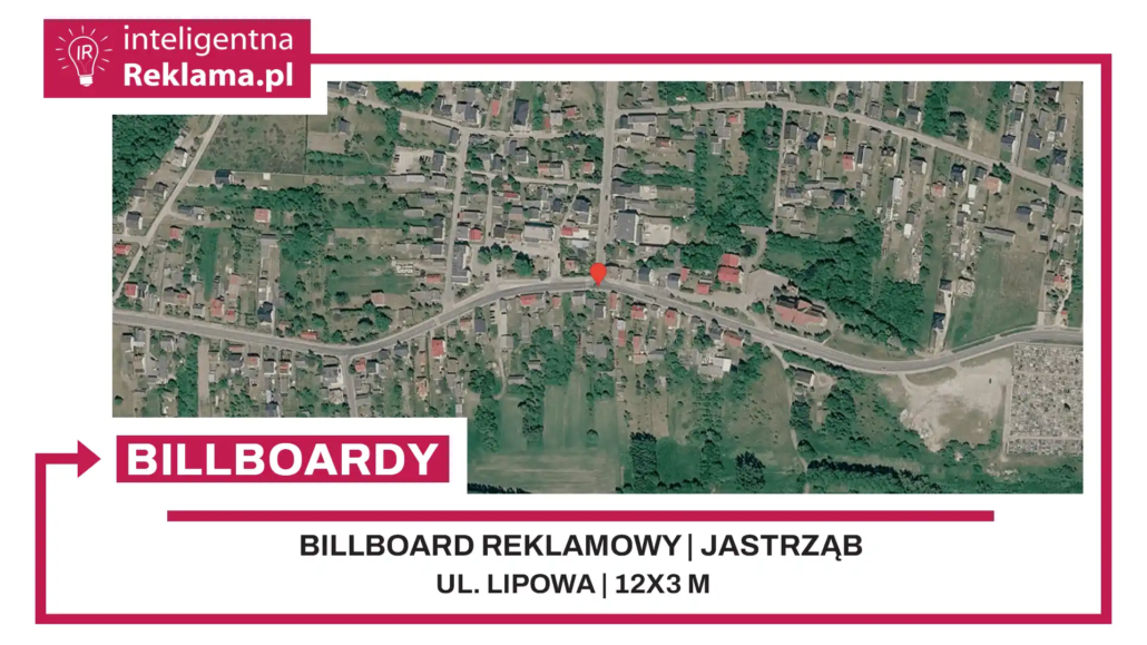 Lokalizacja reklamowa w Jastrząb przy ul. Lipowa - powierzchnia 36 m²