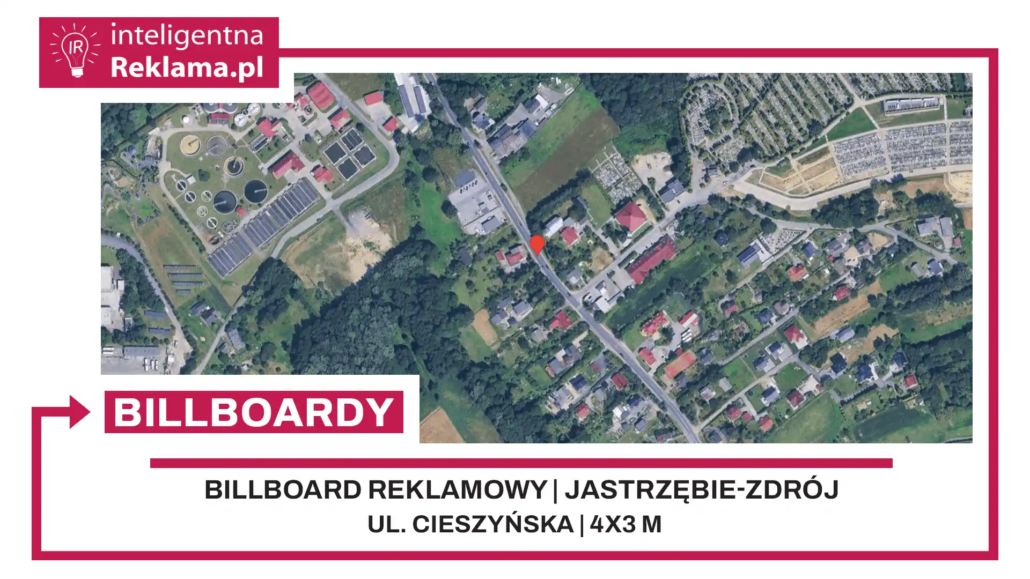 Lokalizacja reklamowa w Jastrzębie-Zdrój przy ul. Cieszyńska - powierzchnia 12 m²