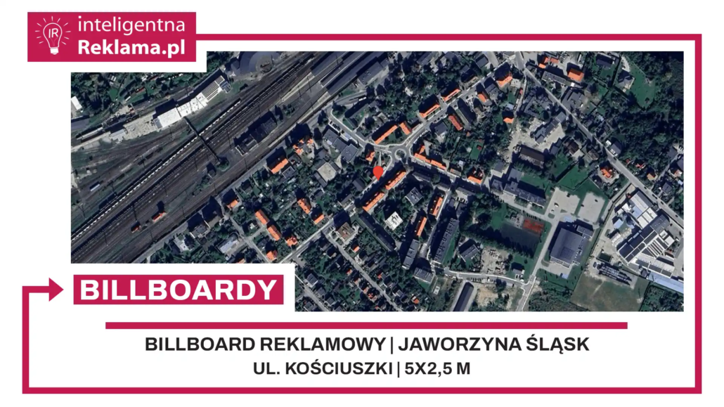 Lokalizacja reklamowa w Jaworzyna Śląsk przy ul. Kościuszki - powierzchnia 12,5 m²