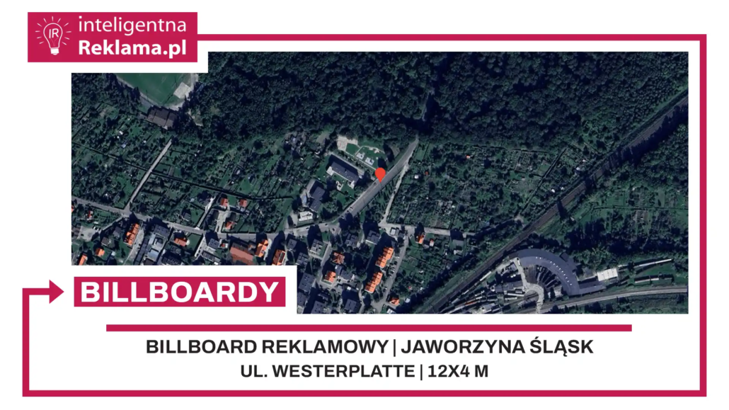 Lokalizacja reklamowa w Jaworzyna Śląsk przy ul. Westerplatte - powierzchnia 48 m²