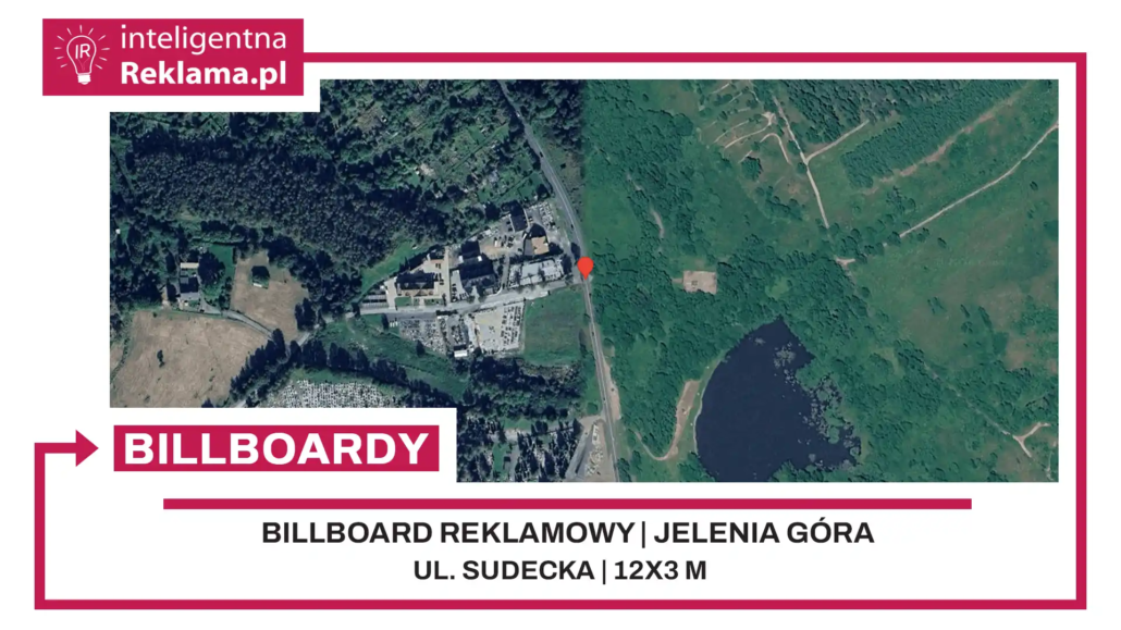 Lokalizacja reklamowa w Jelenia Góra przy ul. Sudecka - powierzchnia 36 m²