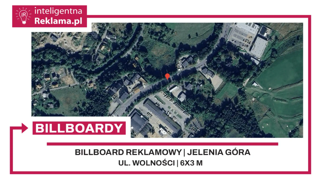 Lokalizacja reklamowa w Jelenia Góra przy ul. Wolności - powierzchnia 18 m²