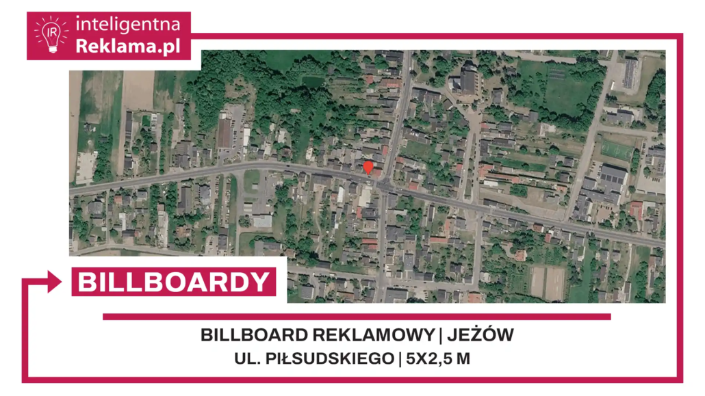 Lokalizacja reklamowa w Jeżów przy ul. ul. Piłsudskiego - powierzchnia 12,5 m²
