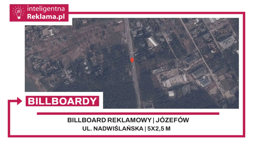 Lokalizacja reklamowa w Józefów przy ul. Nadwiślańska - powierzchnia 12,5 m²