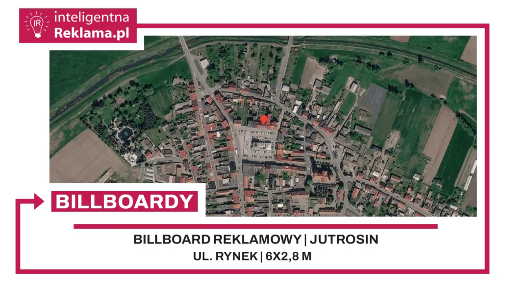 Lokalizacja reklamowa w Jutrosin przy ul. Rynek - powierzchnia 16,8 m²