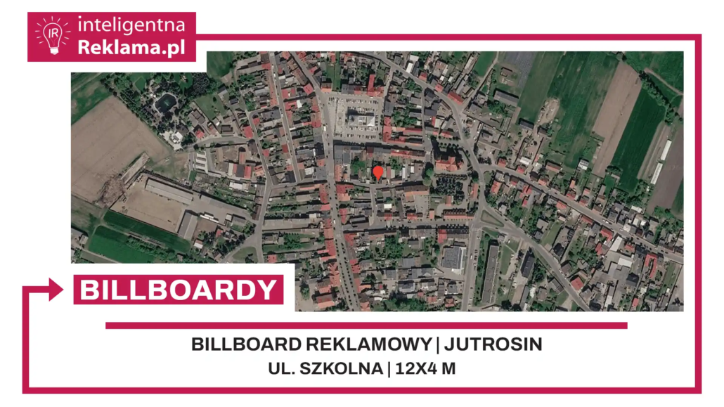 Lokalizacja reklamowa w Jutrosin przy ul. Szkolna - powierzchnia 48 m²