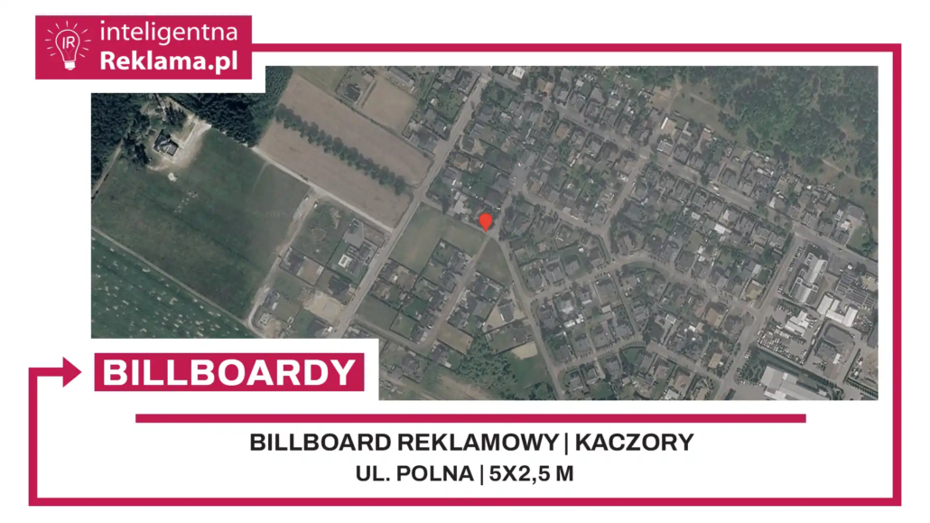 Lokalizacja reklamowa w Kaczory przy ul. Polna - powierzchnia 12,5 m²