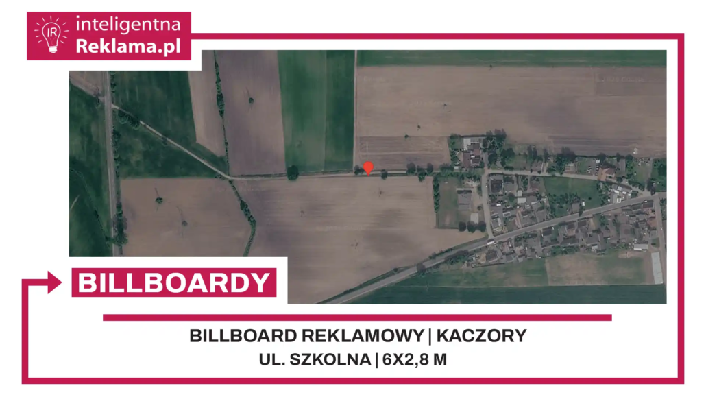 Lokalizacja reklamowa w Kaczory przy ul. Szkolna - powierzchnia 16,8 m²