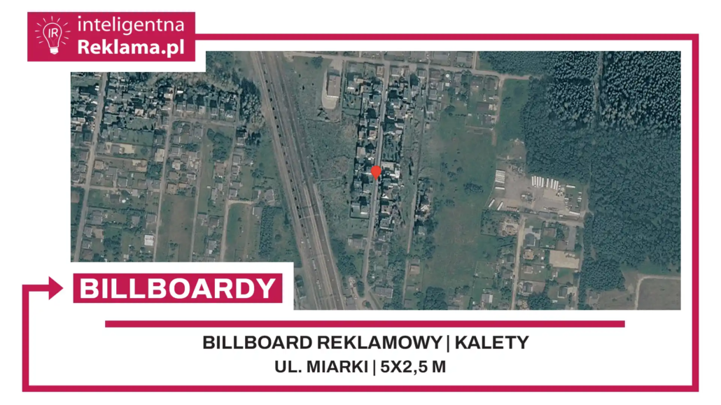 Lokalizacja reklamowa w Kalety przy ul. Miarki - powierzchnia 12,5 m²