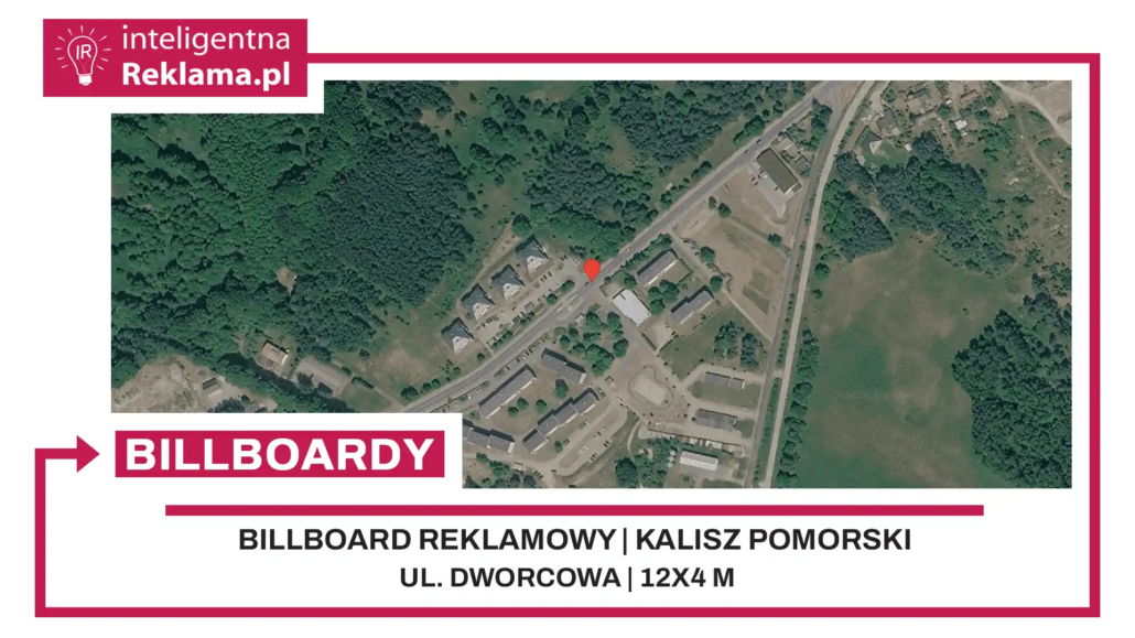 Lokalizacja reklamowa w Kalisz Pomorski przy ul. ul. Dworcowa - powierzchnia 48 m²