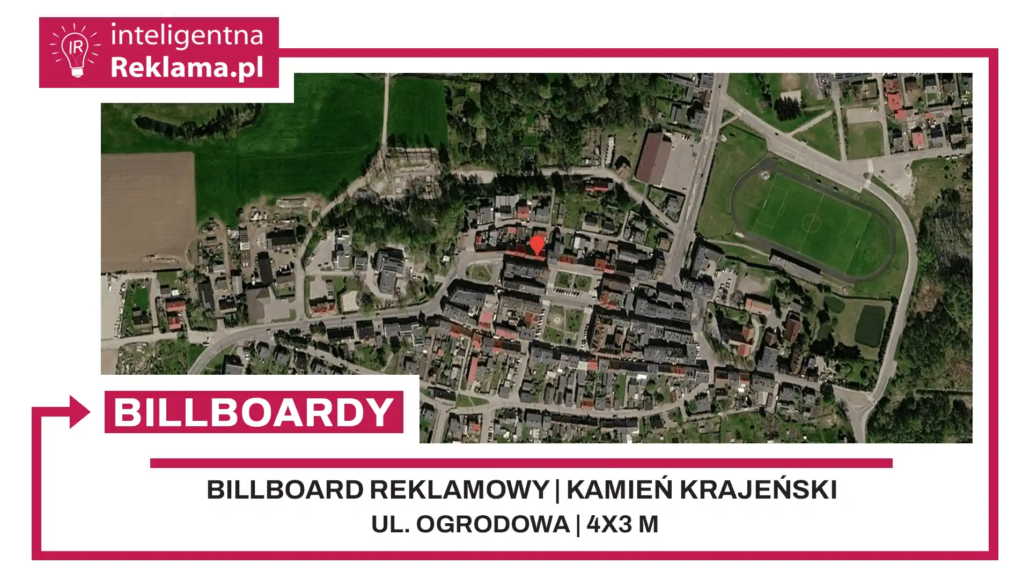 Lokalizacja reklamowa w Kamień Krajeński przy ul. Ogrodowa - powierzchnia 12 m²
