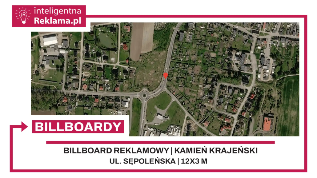 Lokalizacja reklamowa w Kamień Krajeński przy ul. Sępoleńska - powierzchnia 36 m²