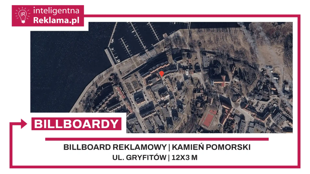 Lokalizacja reklamowa w Kamień Pomorski przy ul. Gryfitów - powierzchnia 36 m²