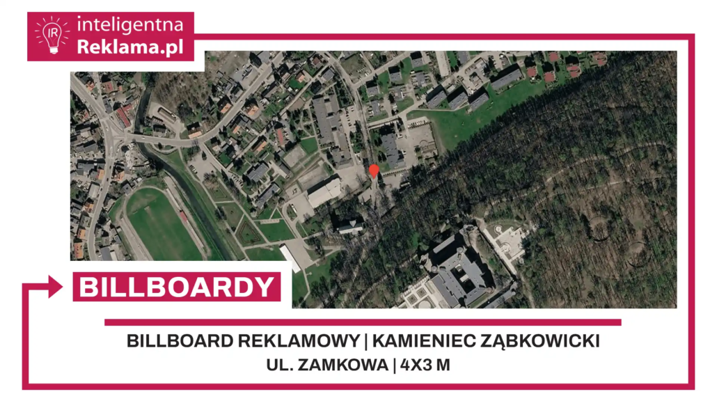 Lokalizacja reklamowa w Kamieniec Ząbkowicki przy ul. Zamkowa - powierzchnia 12 m²