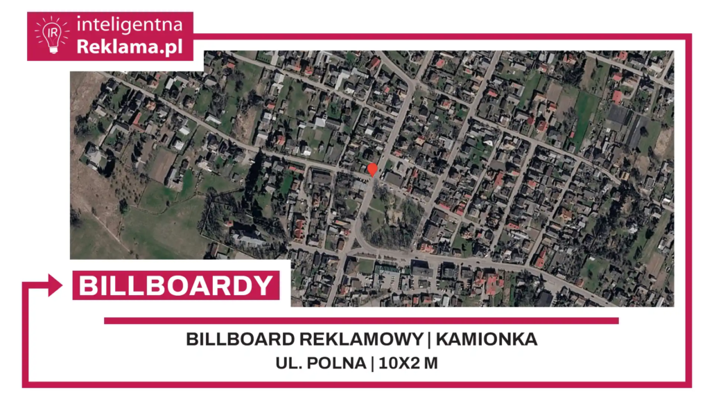 Lokalizacja reklamowa w Kamionka przy ul. Polna - powierzchnia 20 m²