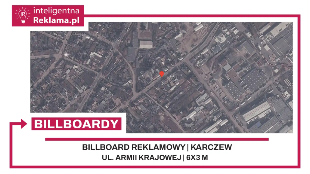Lokalizacja reklamowa w Karczew przy ul. Armii Krajowej - powierzchnia 18 m²
