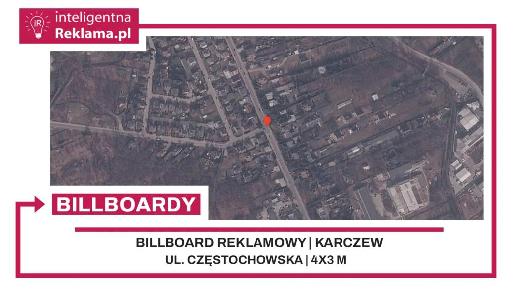 Lokalizacja reklamowa w Karczew przy ul. Częstochowska - powierzchnia 12 m²