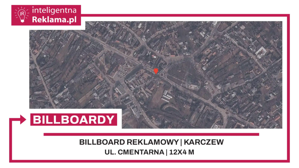 Lokalizacja reklamowa w Karczew przy ul. ul. Cmentarna - powierzchnia 48 m²
