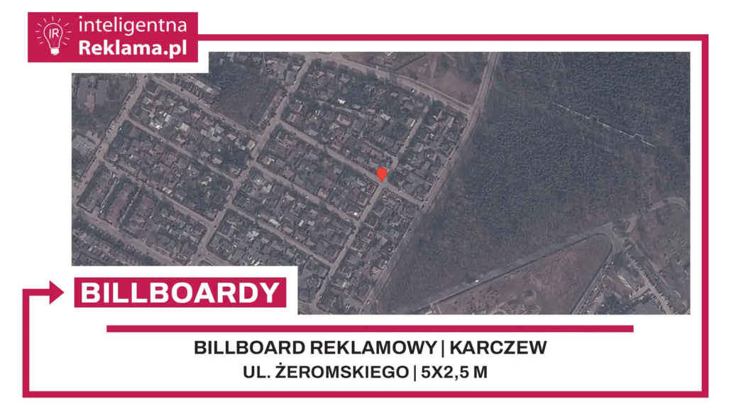 Lokalizacja reklamowa w Karczew przy ul. Żeromskiego - powierzchnia 12,5 m²